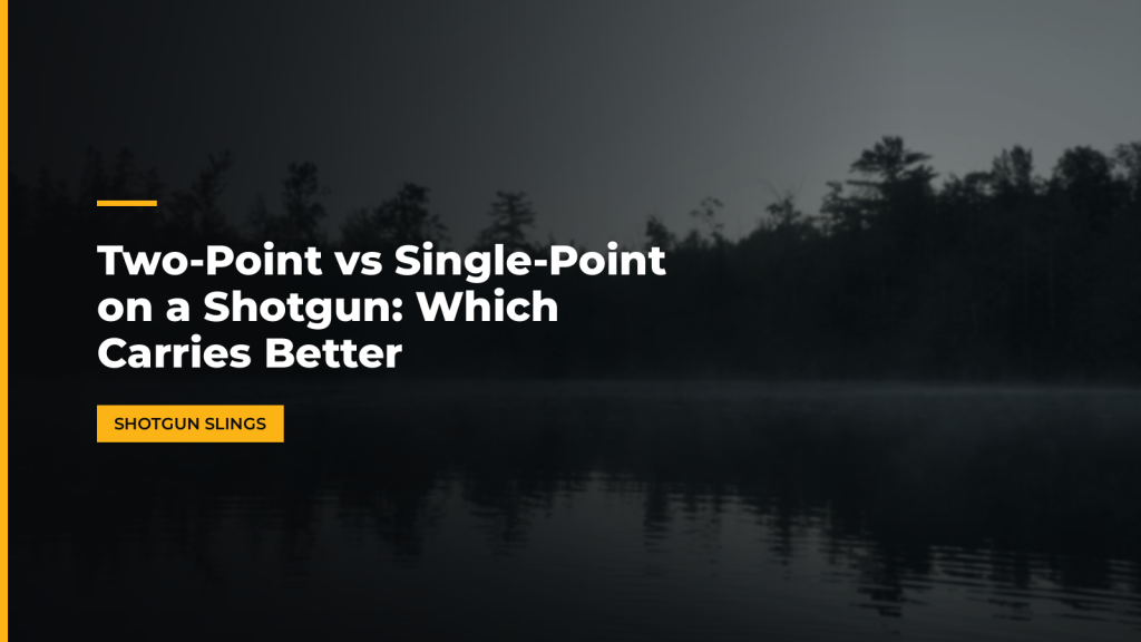 Two-Point vs Single-Point on a Shotgun: Which Carries Better. McLean Corp USA.