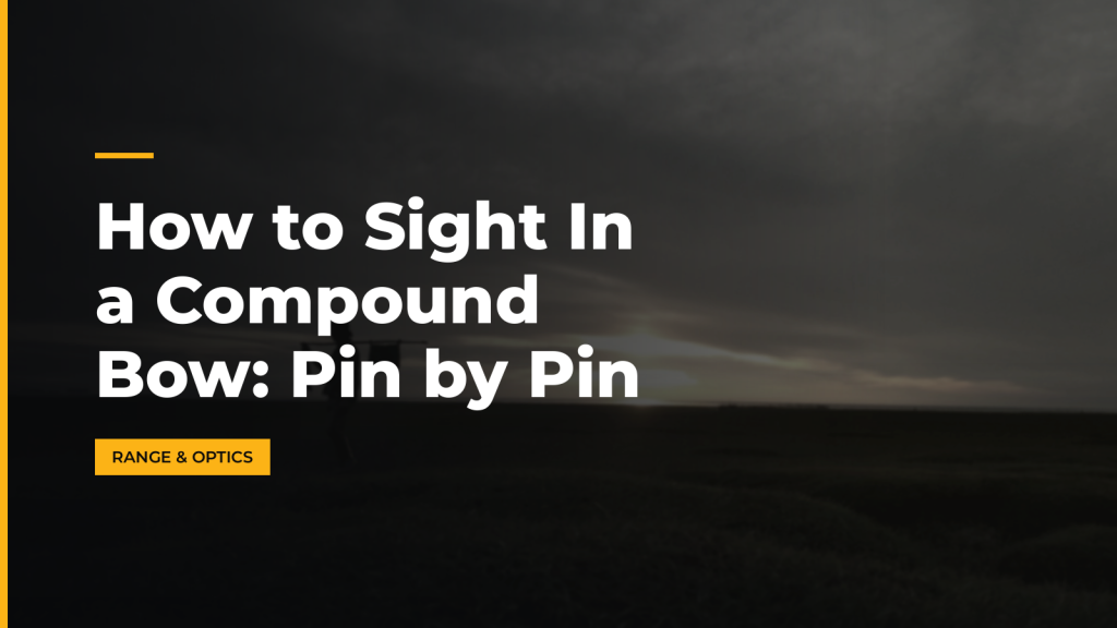 How to Sight In a Compound Bow: Pin by Pin. McLean Corp USA.