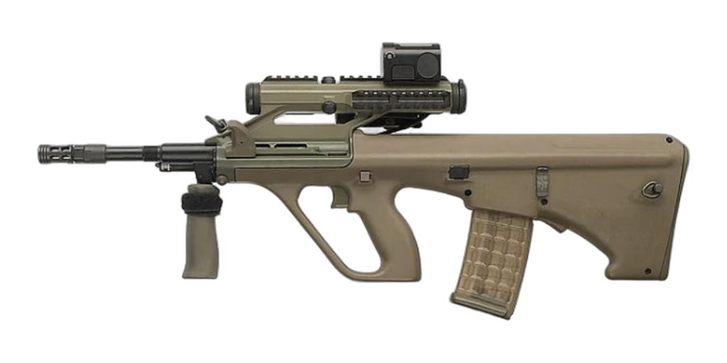 Steyr AUG A3 SF configuration example.