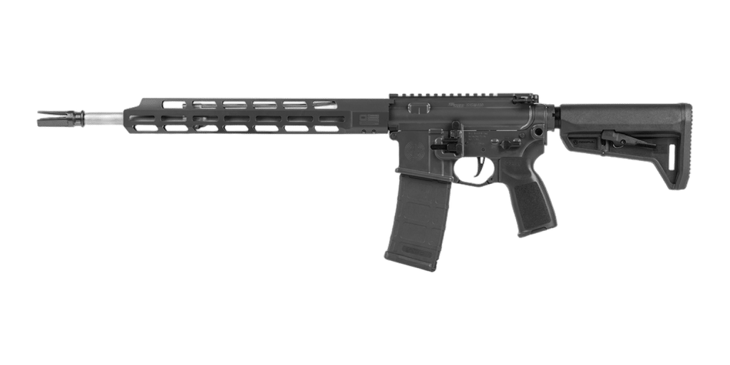 SIG Sauer M400-TREAD V2 rifle, left side, with M-LOK handguard and Magpul SL-K stock